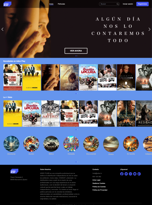 Plataforma VOD Adso Play