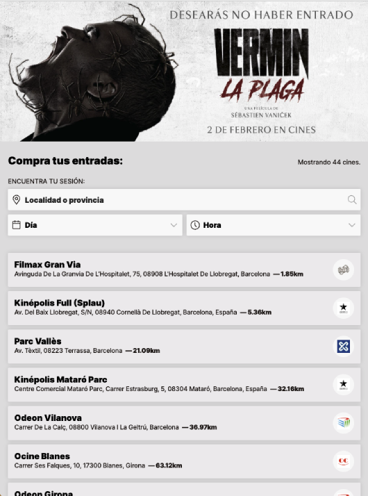 Módulo de entradas Vermin - la Plaga